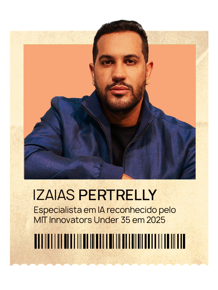 Izaias Pertrelly, especialista em IA reconhecido pelo MIT Innovators Under 35 em 2025