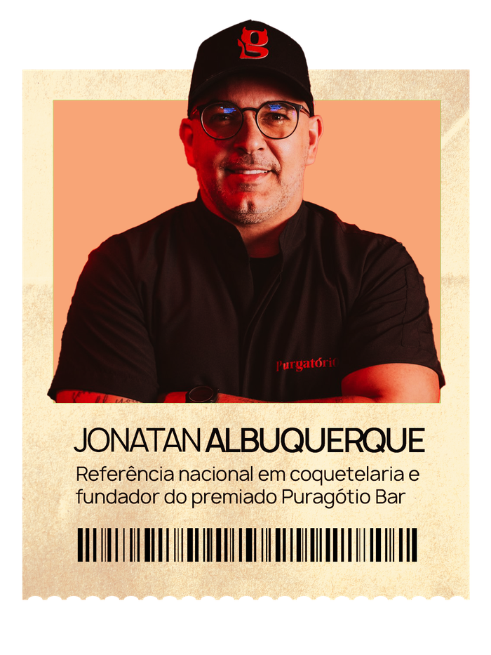 Jonatan Albuquerque, referência nacional em coqueletaria e fundador do premiado Puragótio Bar