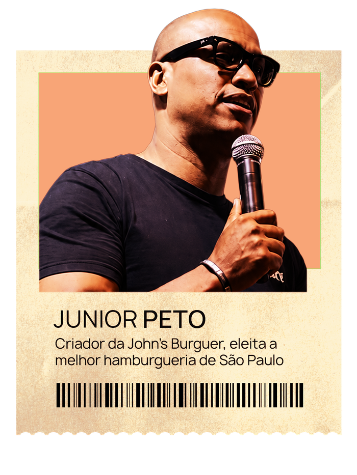 Junior Peto, criador da John's Burguer, eleita a melhor hamburgueria de São Paulo