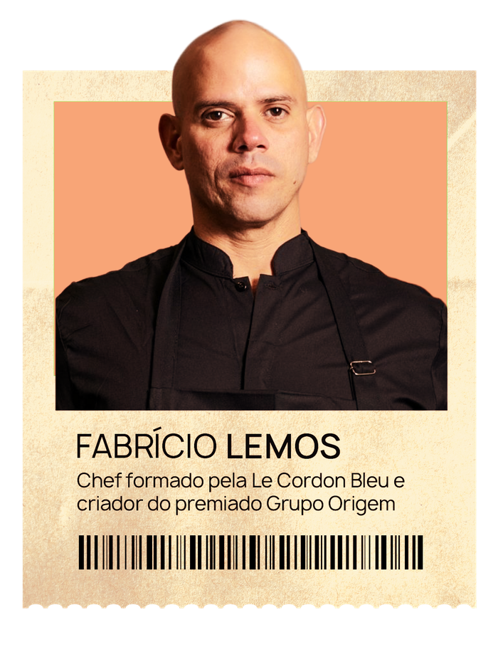 Fabrício Lemos, chef formado pela Le Cordon Bleu e criador do premiado Grupo Origem