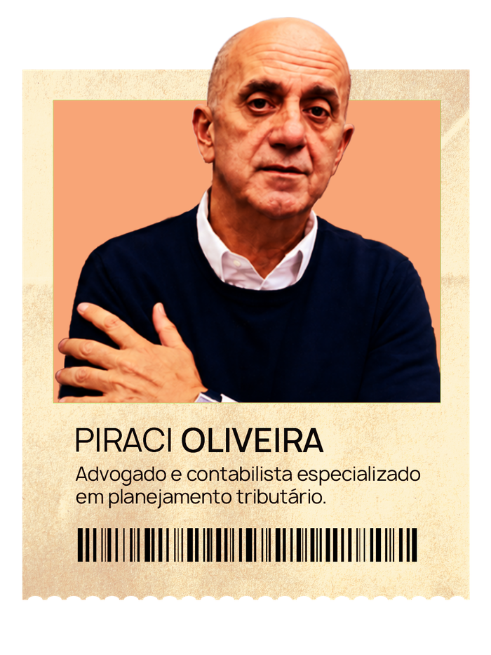 Piraci Oliveira, advogado e contabilista especializado em planejamento tributário